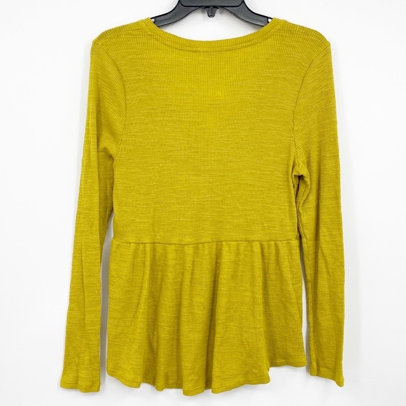 Anthropologie T.la Jill Babydoll Top Yellow NWT S - Picture 6 of 8